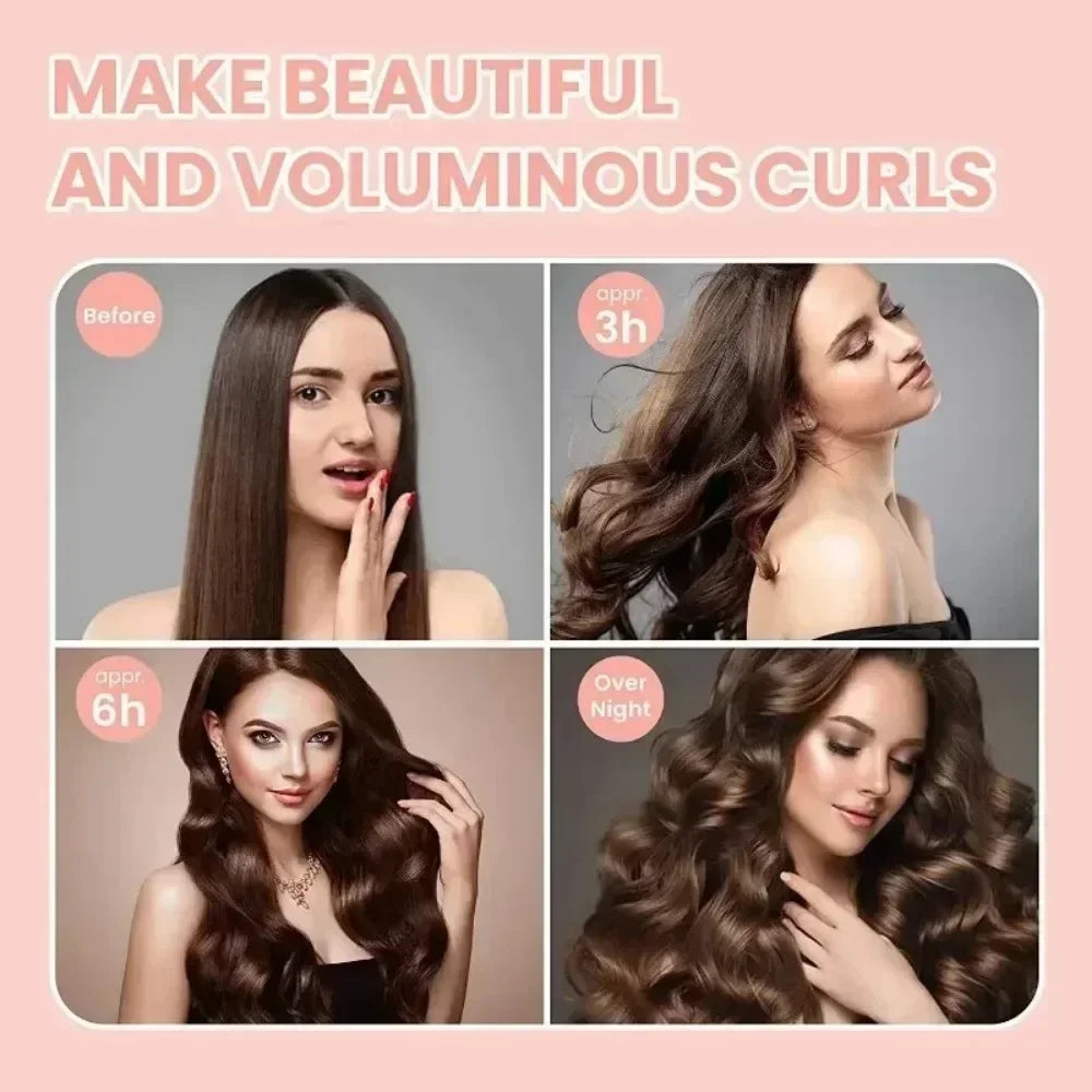 Heatless Hair Blowout/Curlers